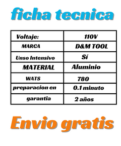 Triturador de Hielo Profesional